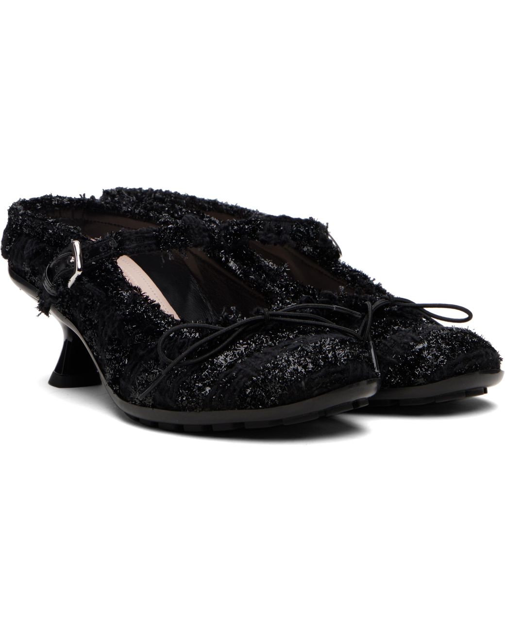 Simone Rocha Black Grip Mules