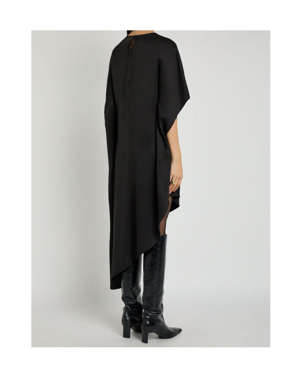 Jonathan Simkhai Black Cape-Style Dress