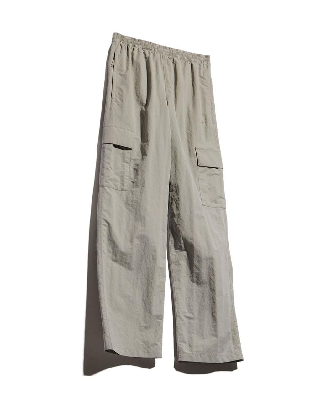 Gucci Gray Froissé Nylon Faille Cargo Pants for men