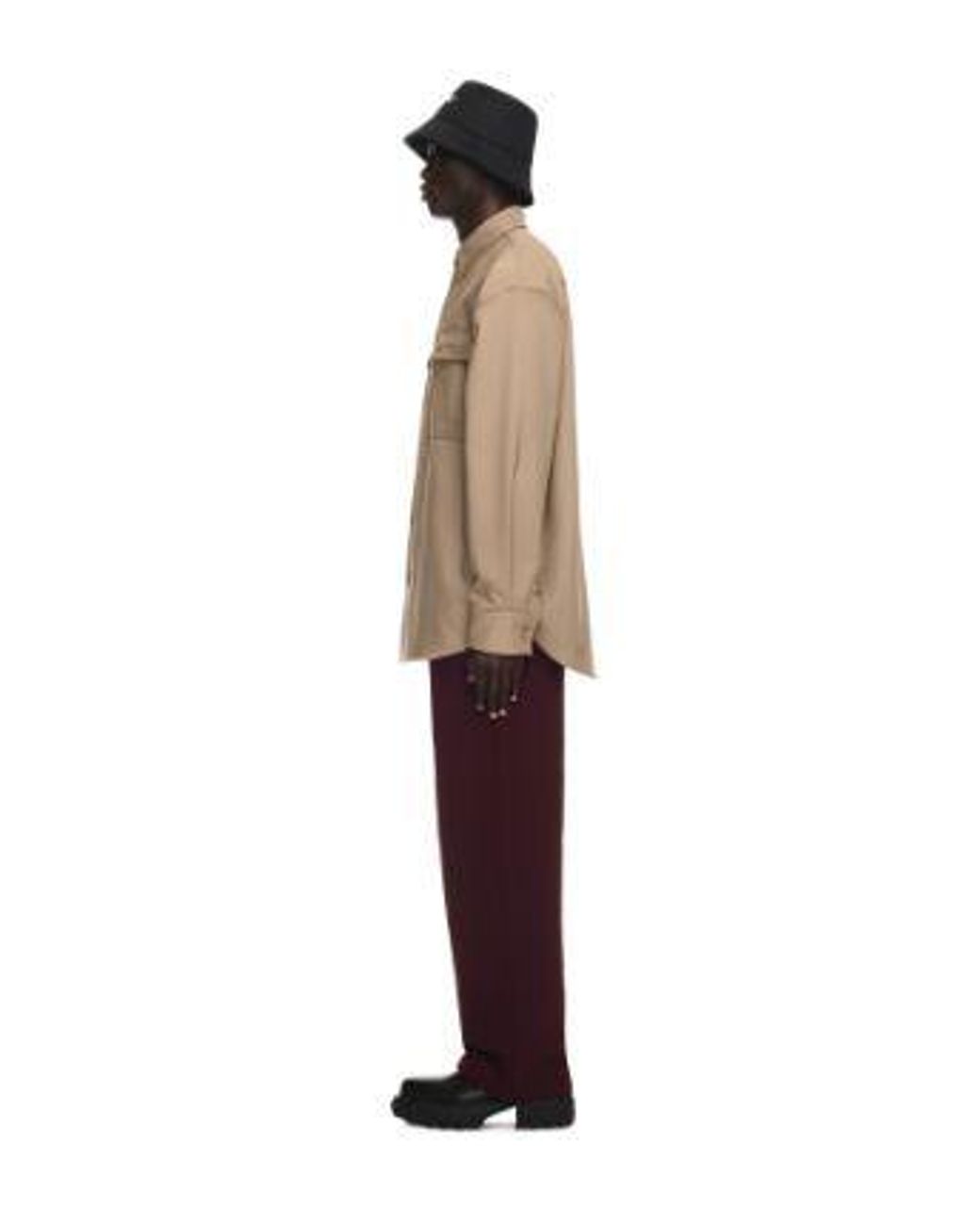 Off-White c/o Virgil Abloh Natural Buttoned Long-Sleeved Shirt for men