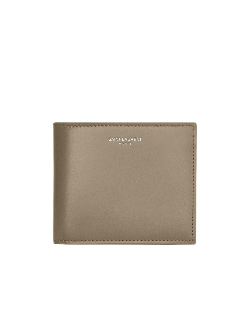 Saint Laurent Natural Paris East/West Wallet for men