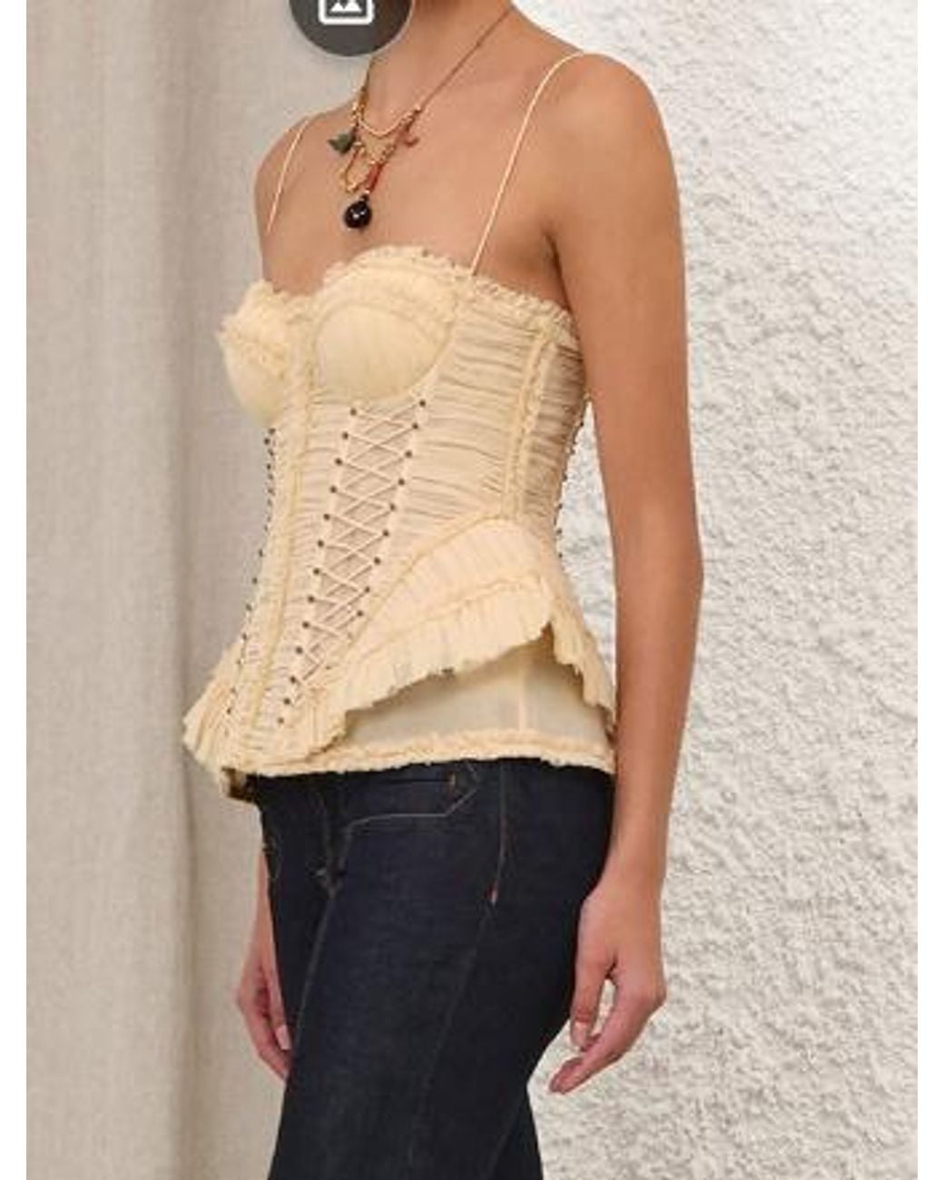 Zimmermann Natural Rebellion Frayed Top