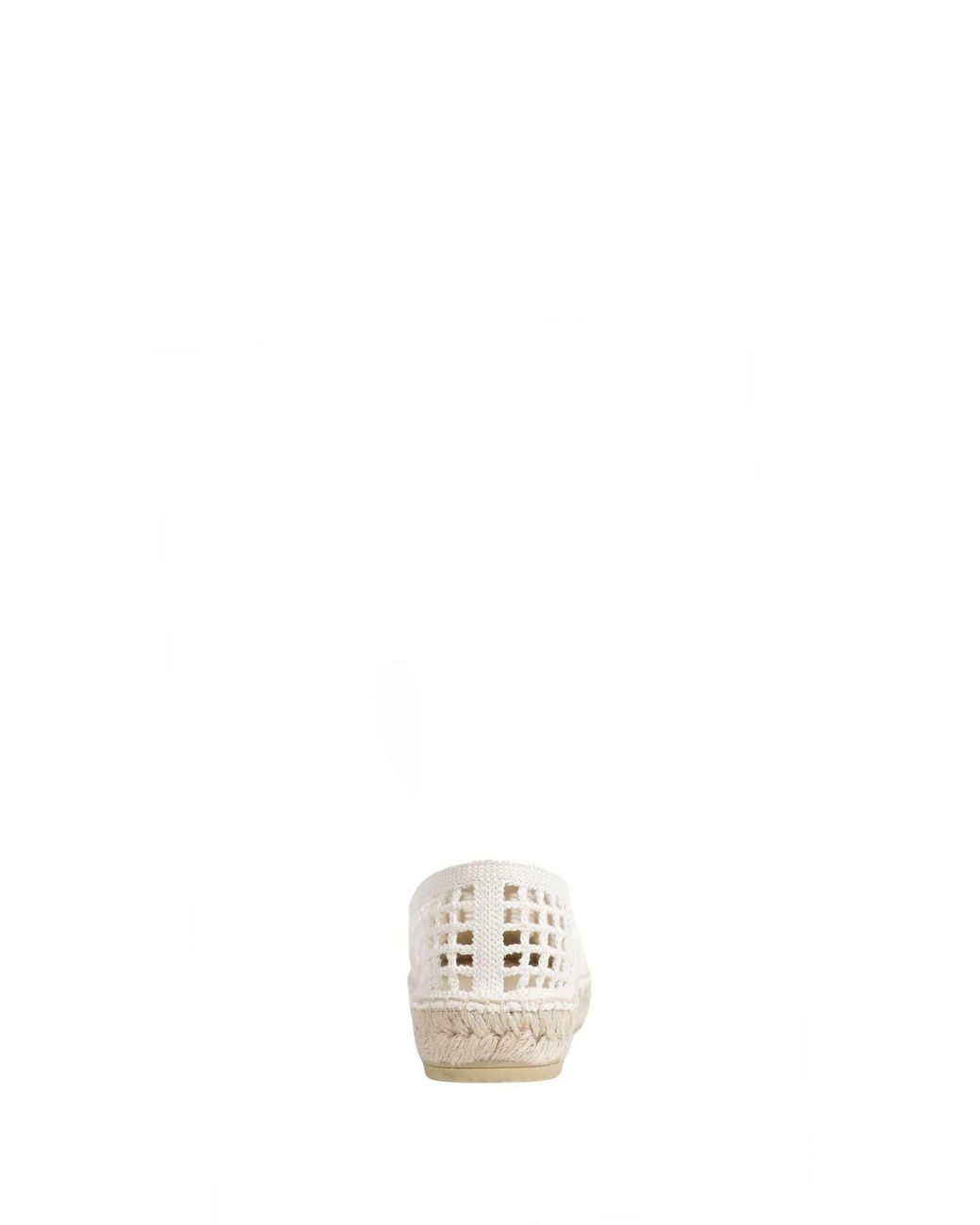 Prada White Crocheted Flat Shoes