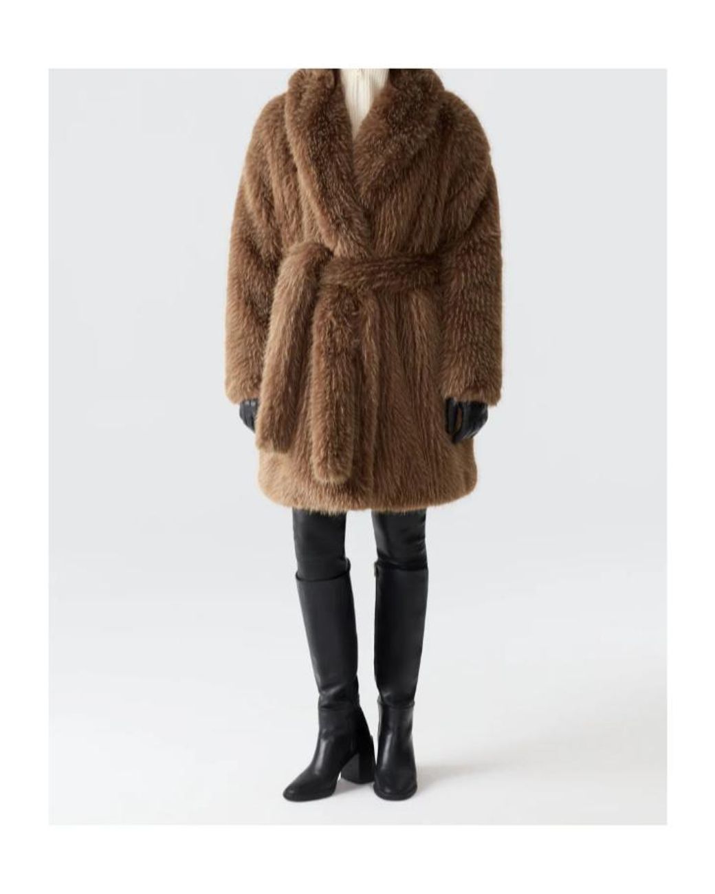 Mackage Brown Kacela Belted Jacket