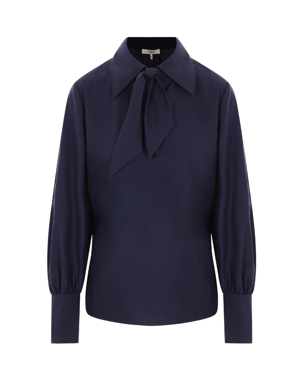 Chloé Blue Cotton Blouse