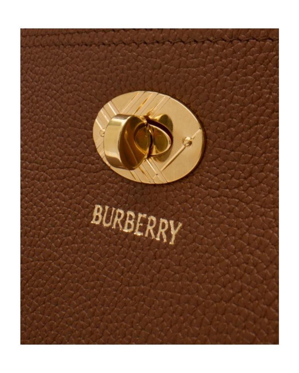 Burberry Brown Medium Cotswolds Check Tote Bag