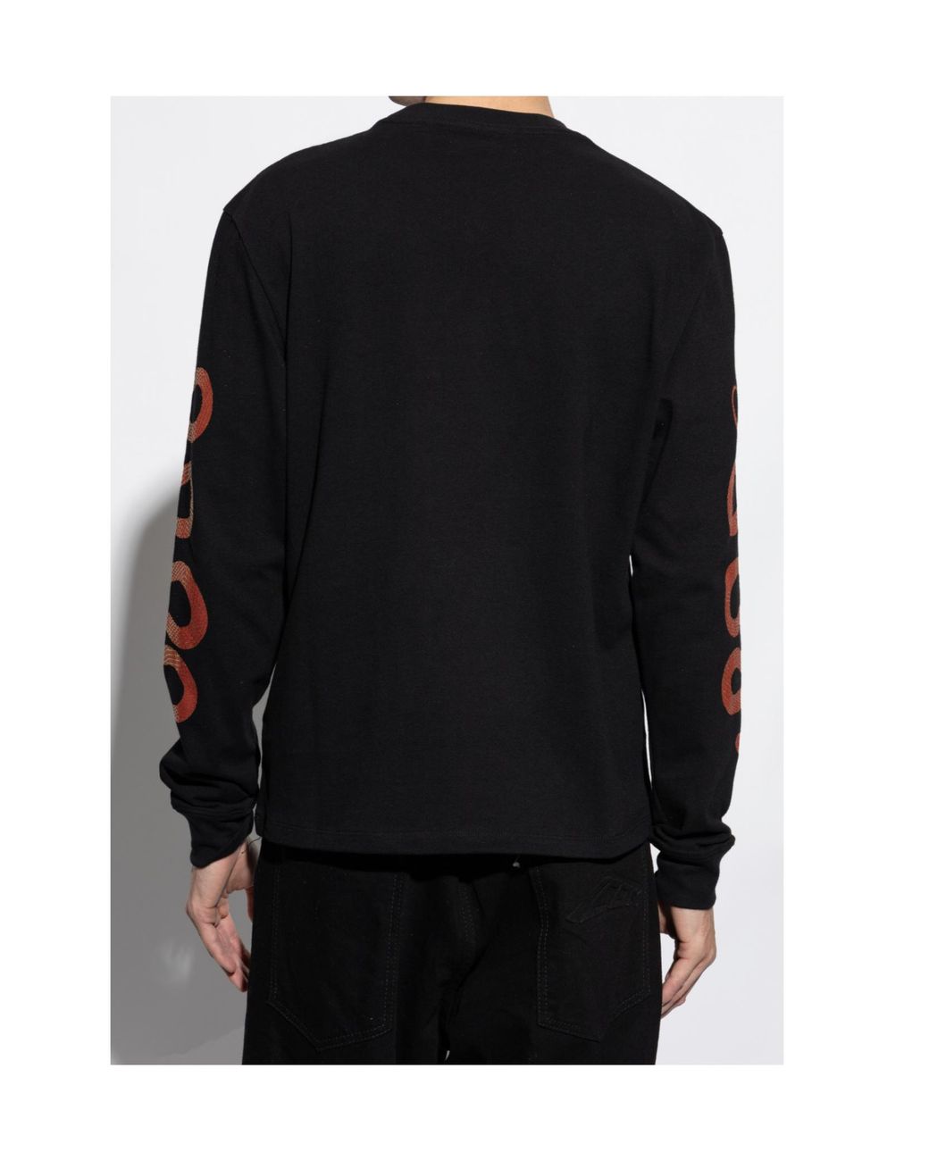 Amiri Black Logo-Print Long-Sleeve T-Shirt for men