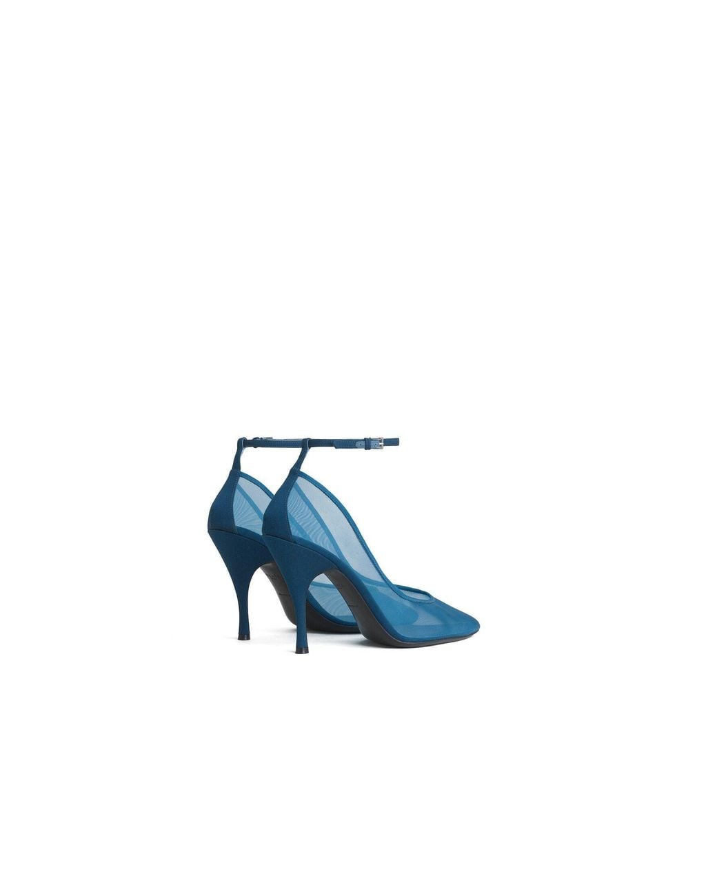 Alaïa Blue Strappy Pumps