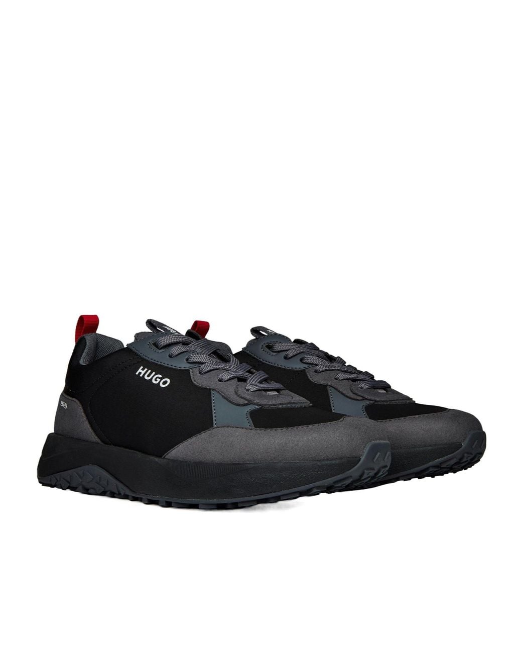 Boss Black Color Block Sneakers for men