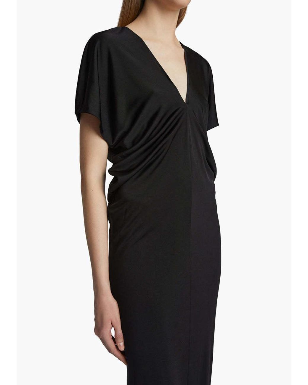 Khaite Black Ima Midi Dress