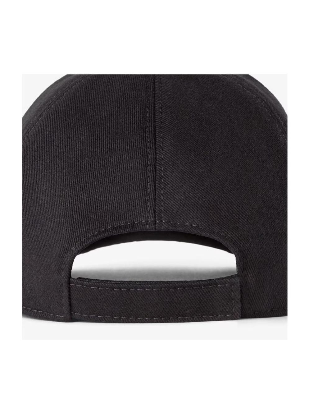 Fendi Black Logo Patch Baseball Cap for men