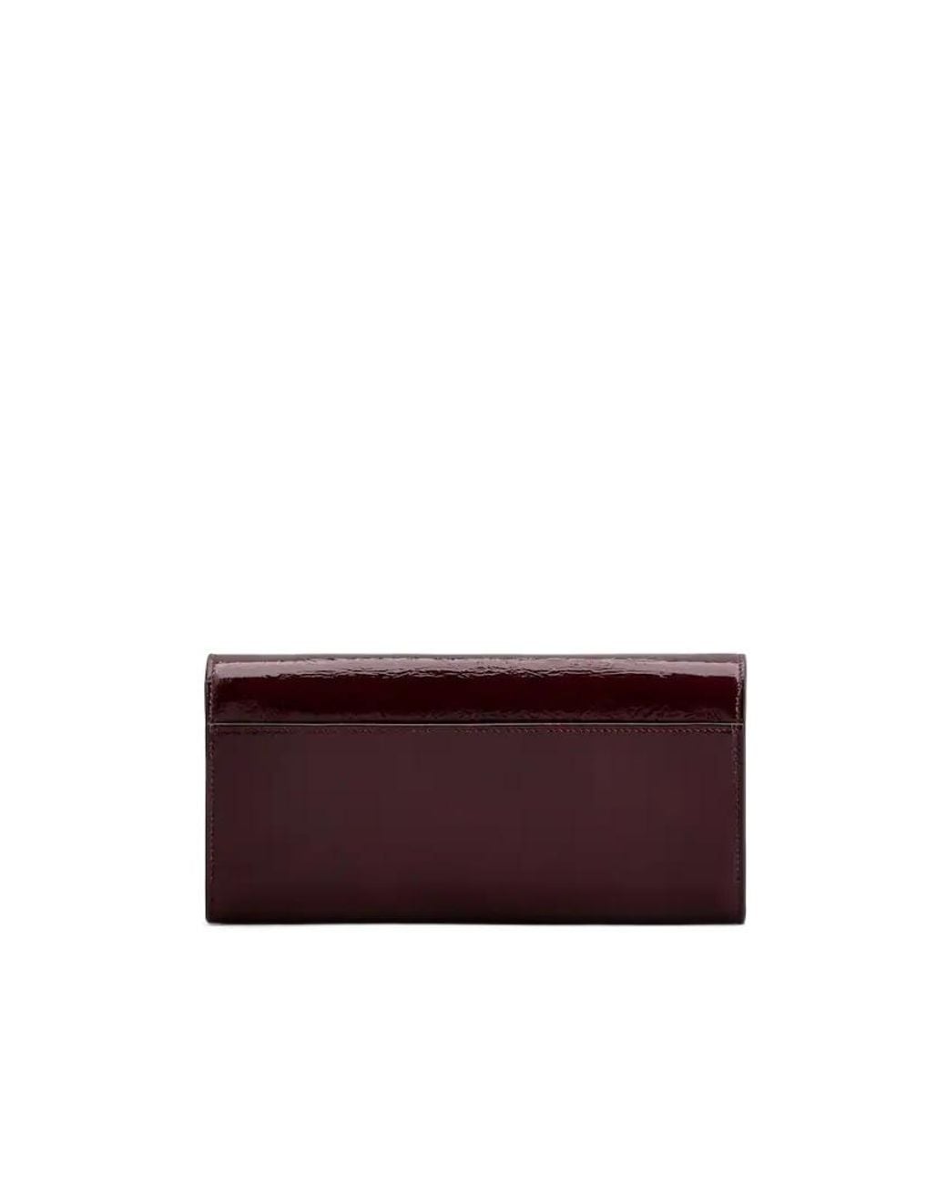 Roger Vivier Purple Belle Vivier Chain Wallet