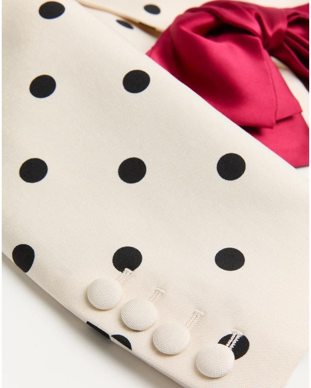 Valentino Multicolor Polka Dot Printed Buttoned Blazer