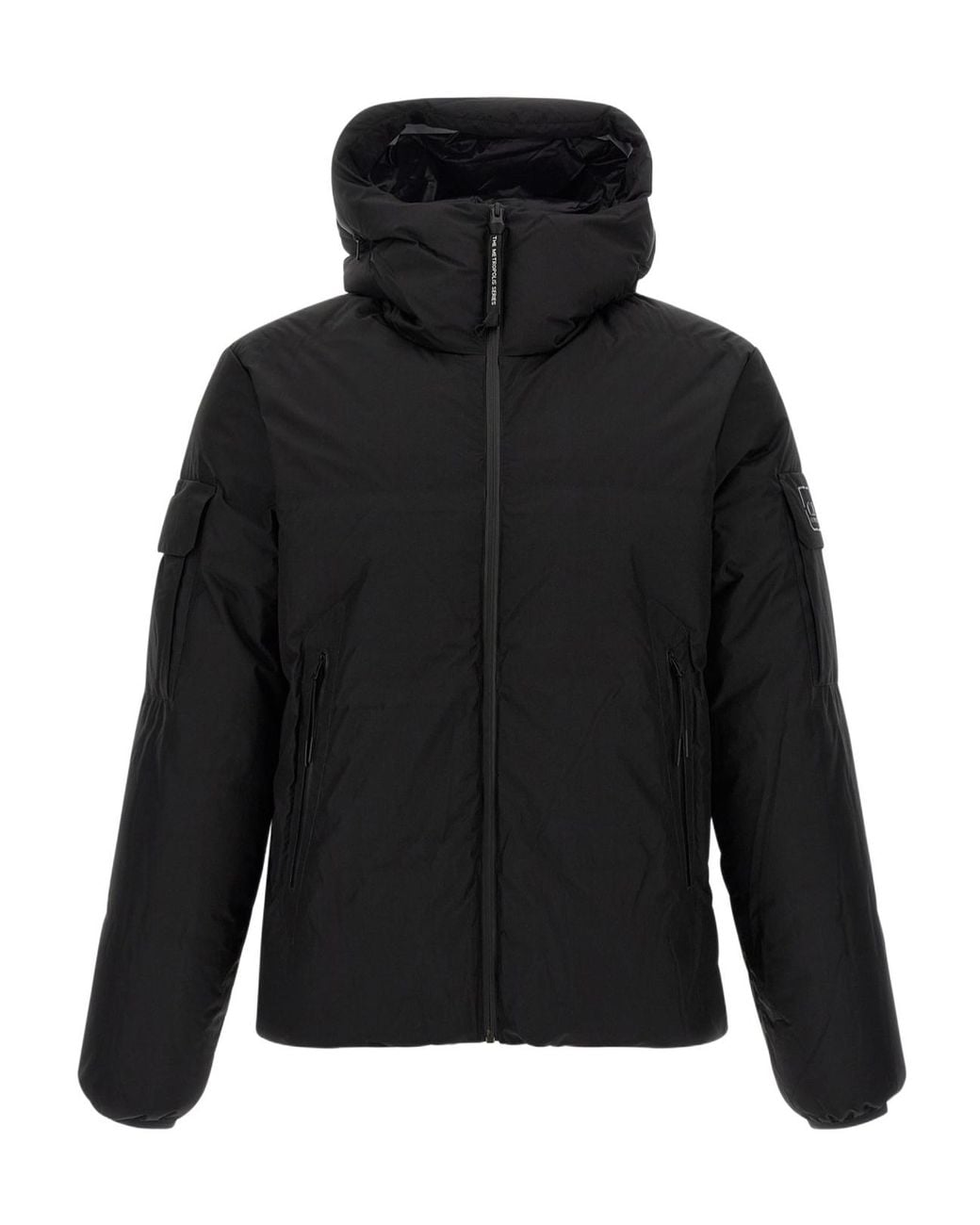 C P Company Black 'The Metropolis Series' Down Jacket for men