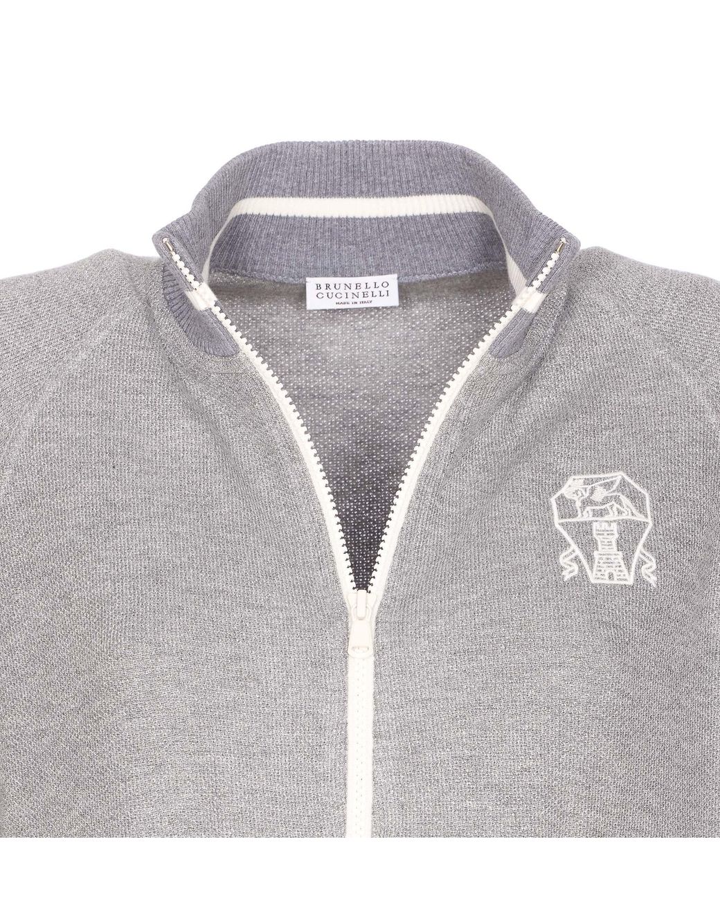 Brunello Cucinelli Gray Sweaters
