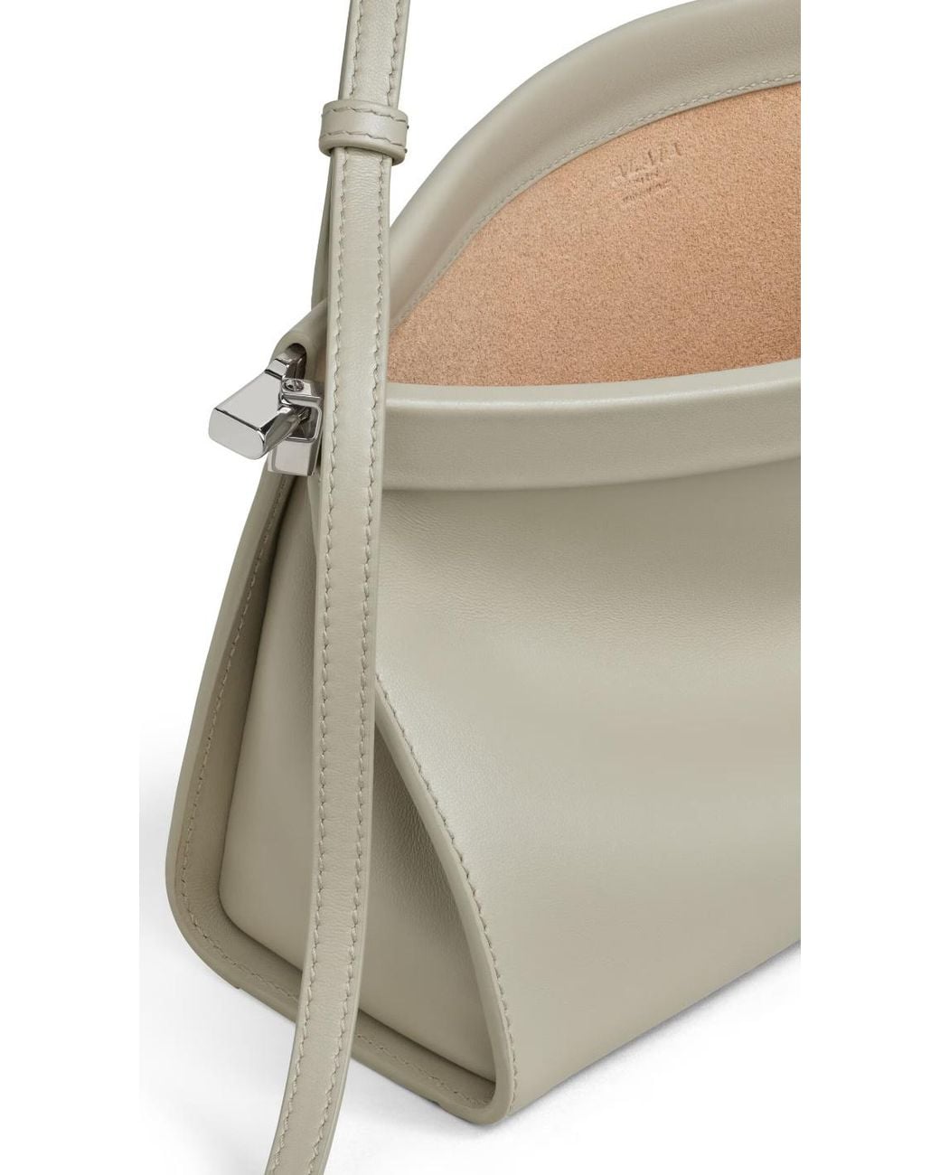 Alaïa Metallic Alaïa Le Click East West Medium Shoulder Bag