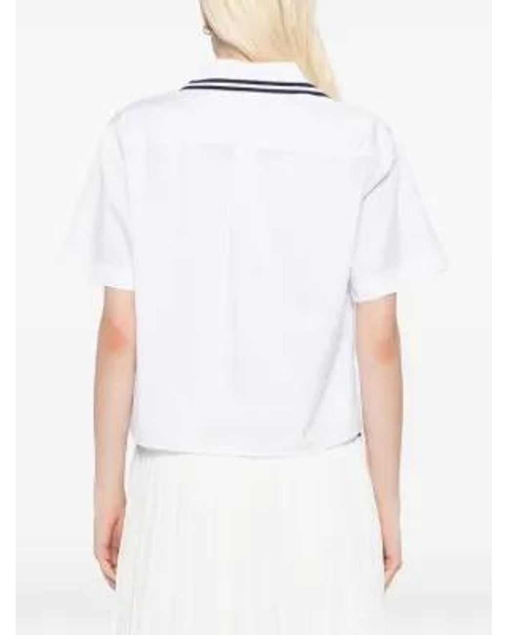 Sporty & Rich White Src Buttoned Shirt