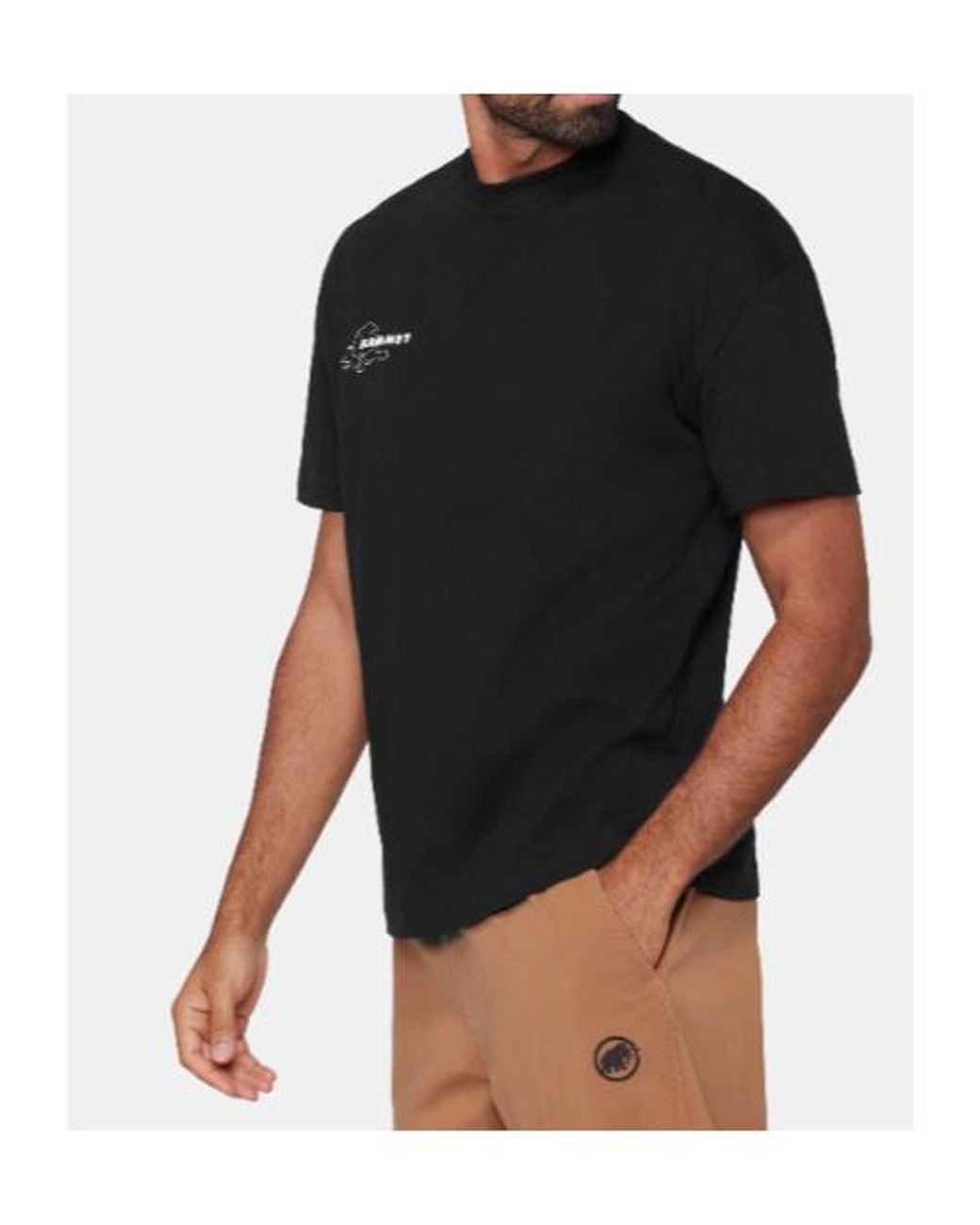 Mammut Black Base Relaxed T-Shirt Glacier for men
