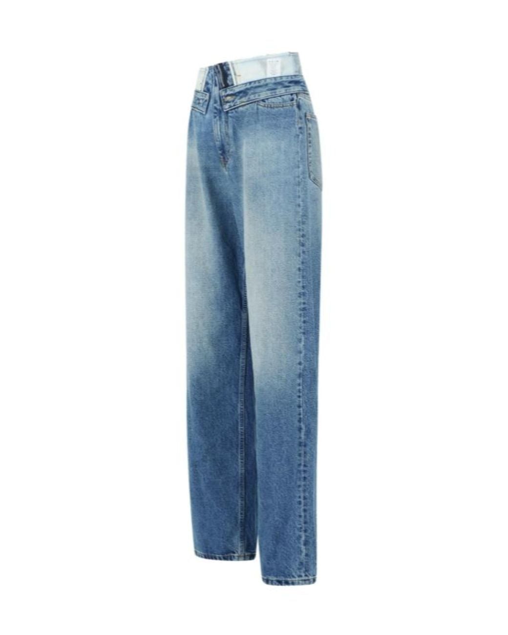 MM6 by Maison Margiela Blue Straight-Leg Jeans