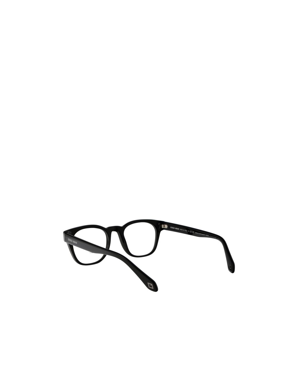 Giorgio Armani White Round Frame Glasses for men