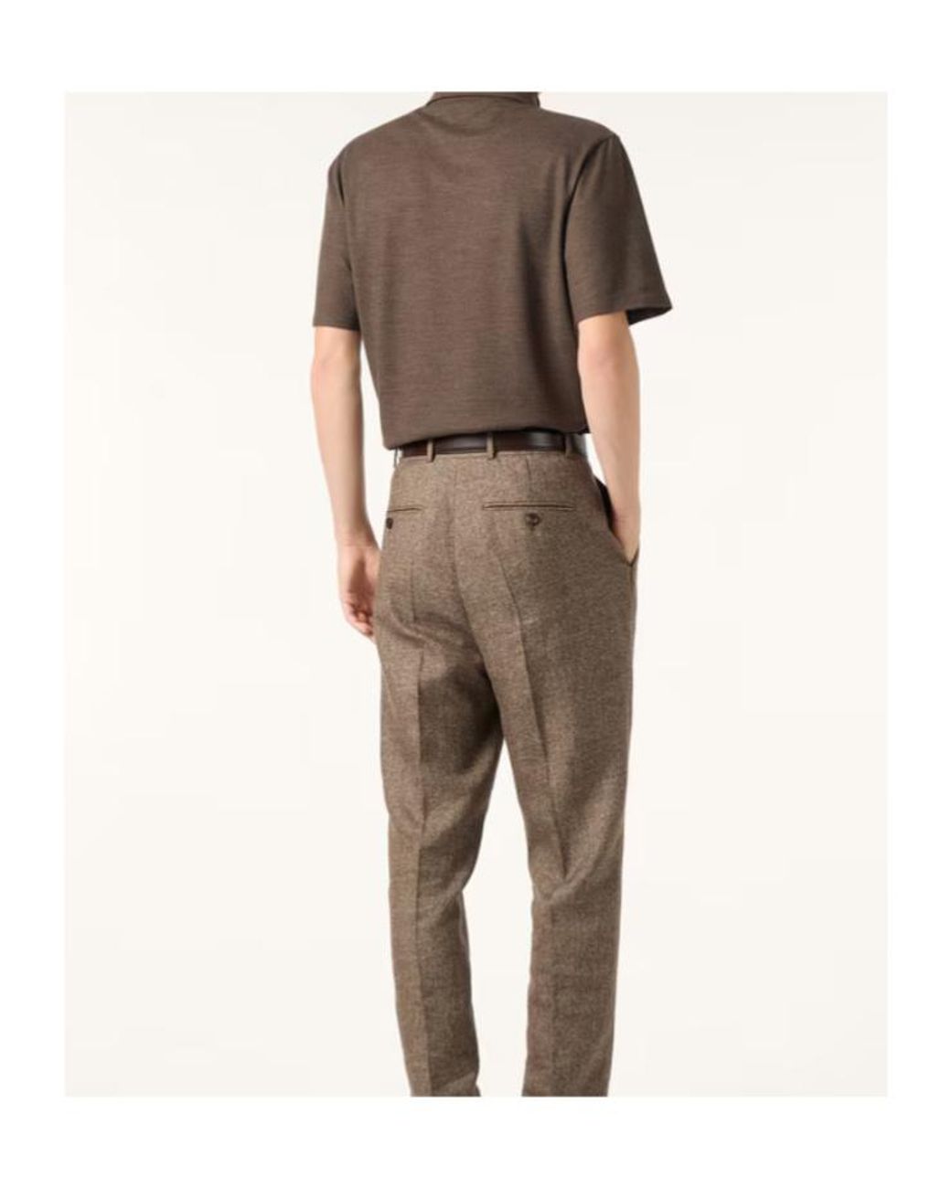 Loro Piana Brown Colmegna Polo Shirt for men
