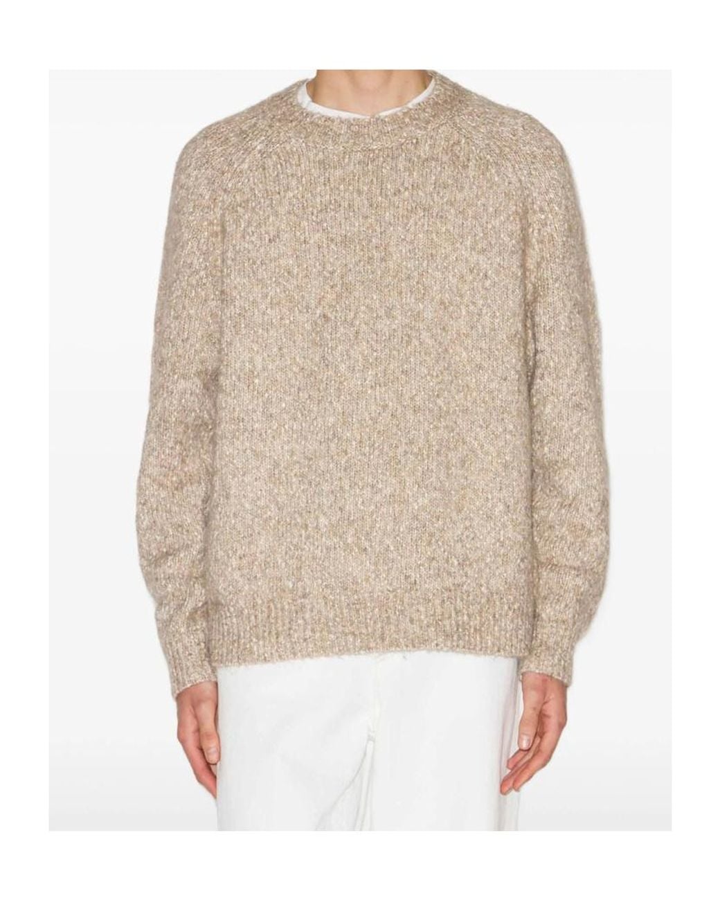 Isabel Marant Natural Hanori Knitted Jumper for men