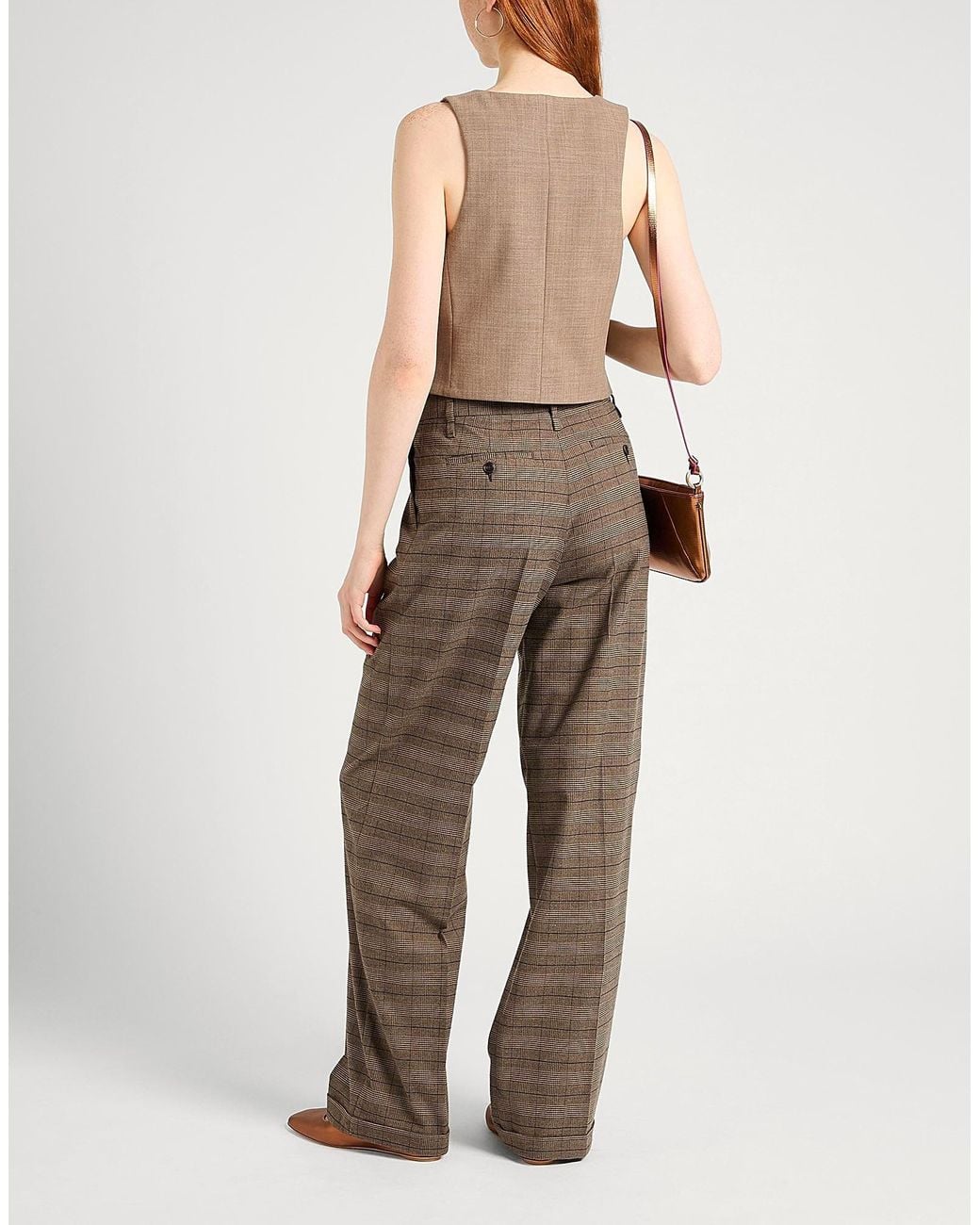 MAX&Co. Natural Single-Breasted Vest