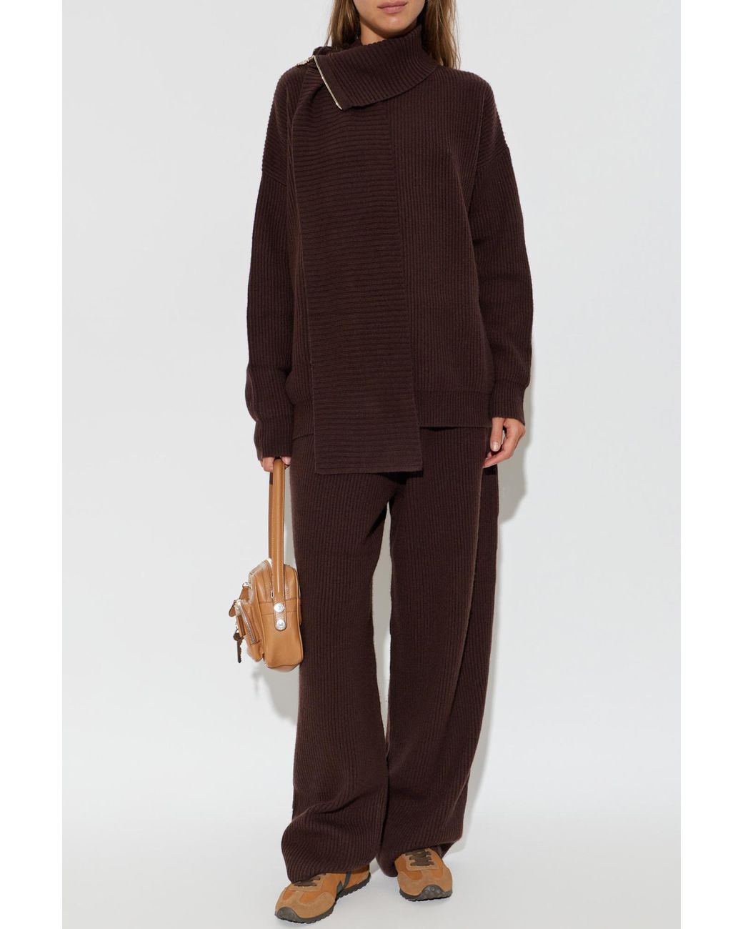 Sportmax Purple Long-Sleeved Sweater