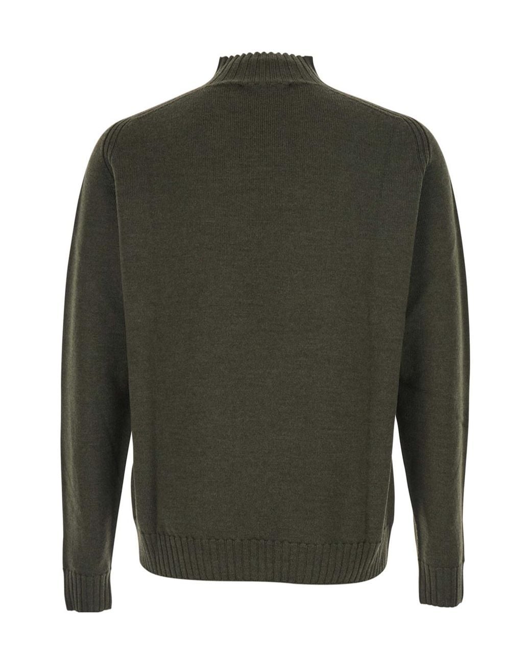 Vivienne Westwood Green Orb Embroidered Fisherman Jumper for men