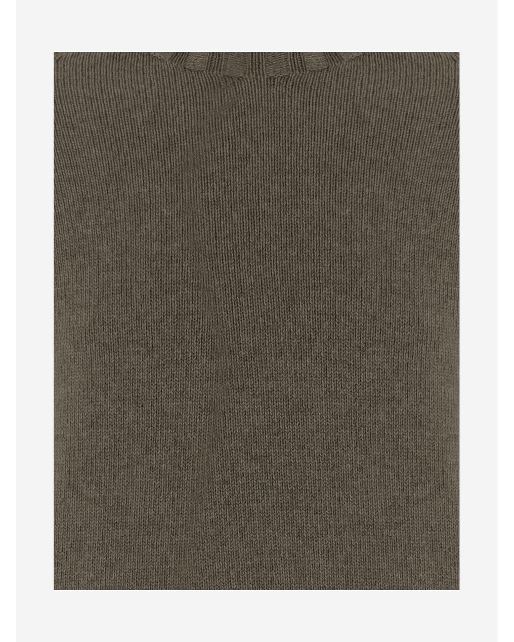 Tagliatore Green Cashmere Crew Neck Knitted Sweater for men
