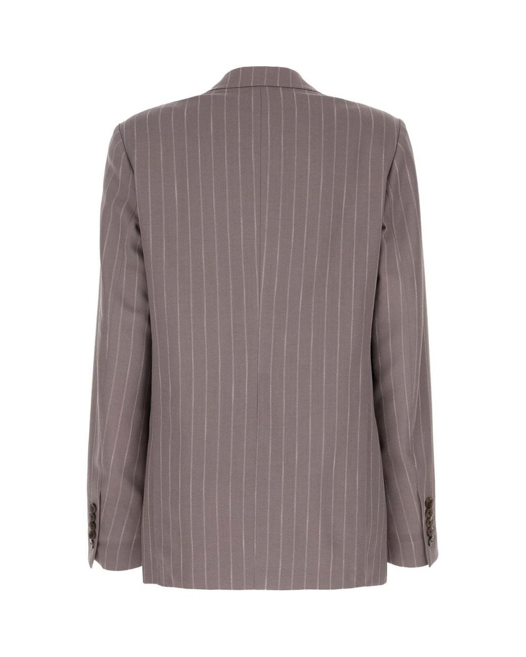 Dries Van Noten Brown Long-Sleeve Blazer