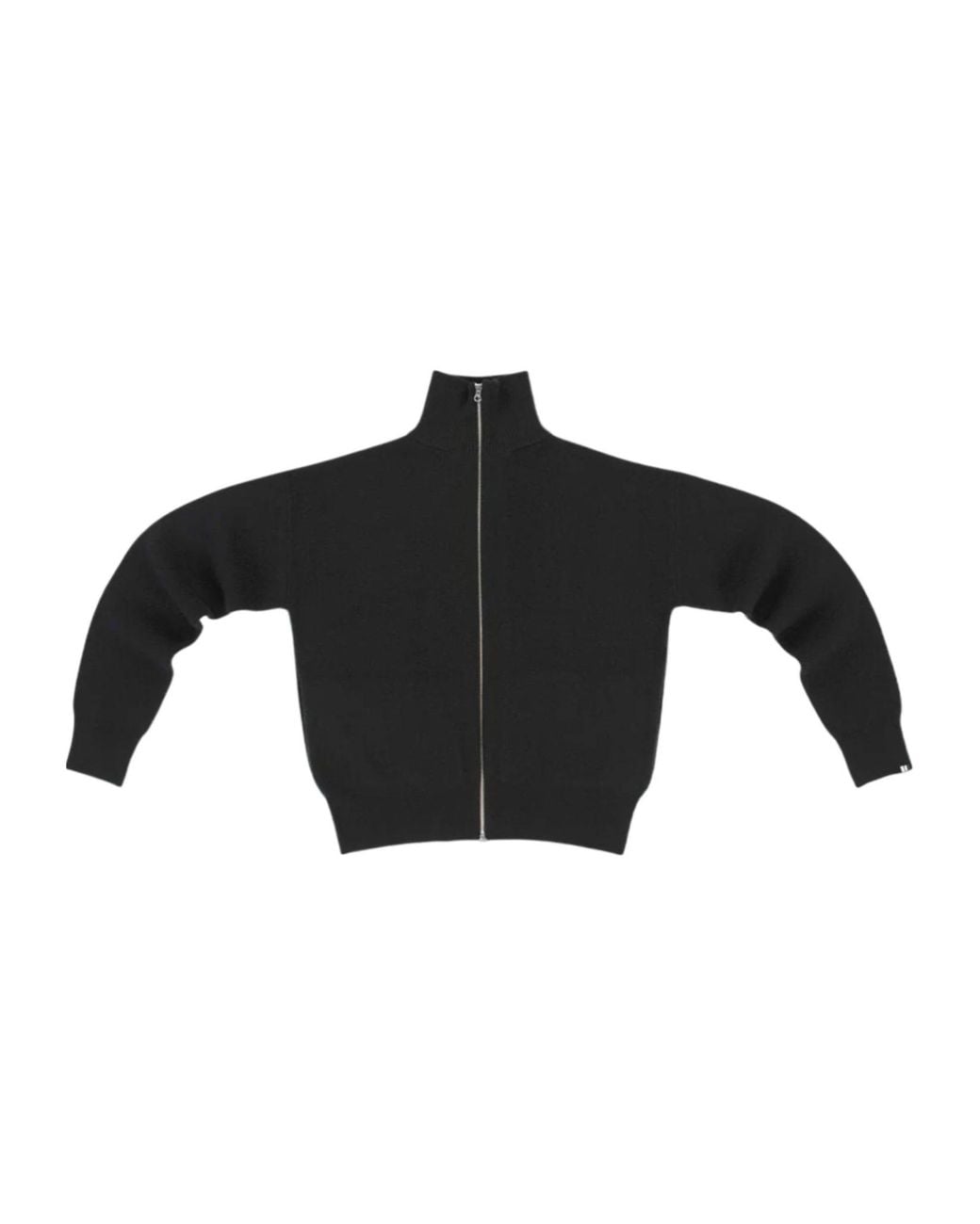 Extreme Cashmere Black Xtra Out Zip-Up Cardigan