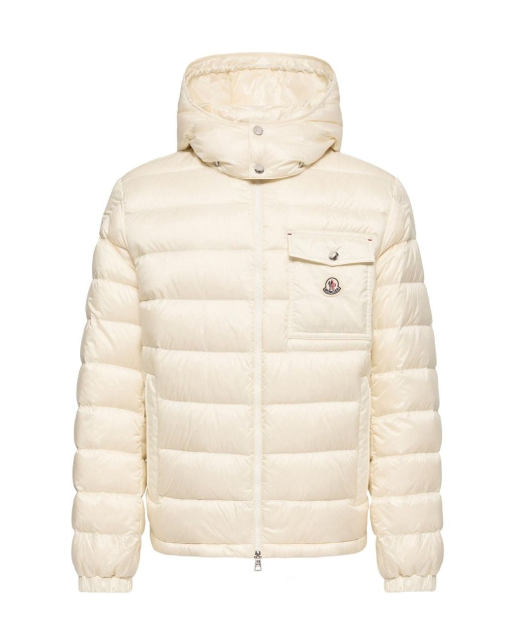 Moncler Natural Verith Short Hooded Puffer Jacket for men