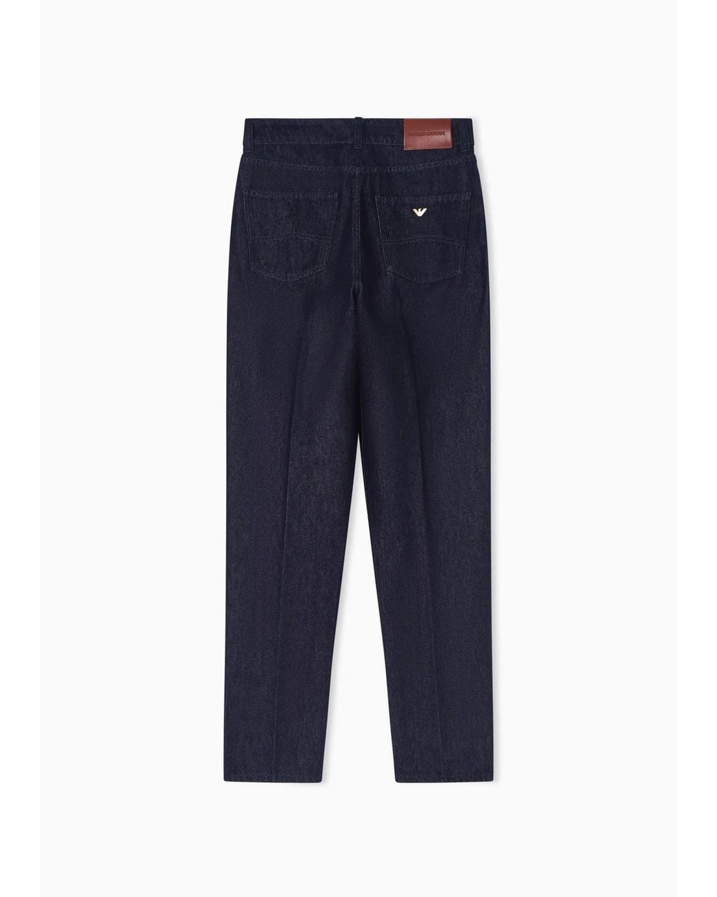 Emporio Armani Blue High-Waisted Jeans