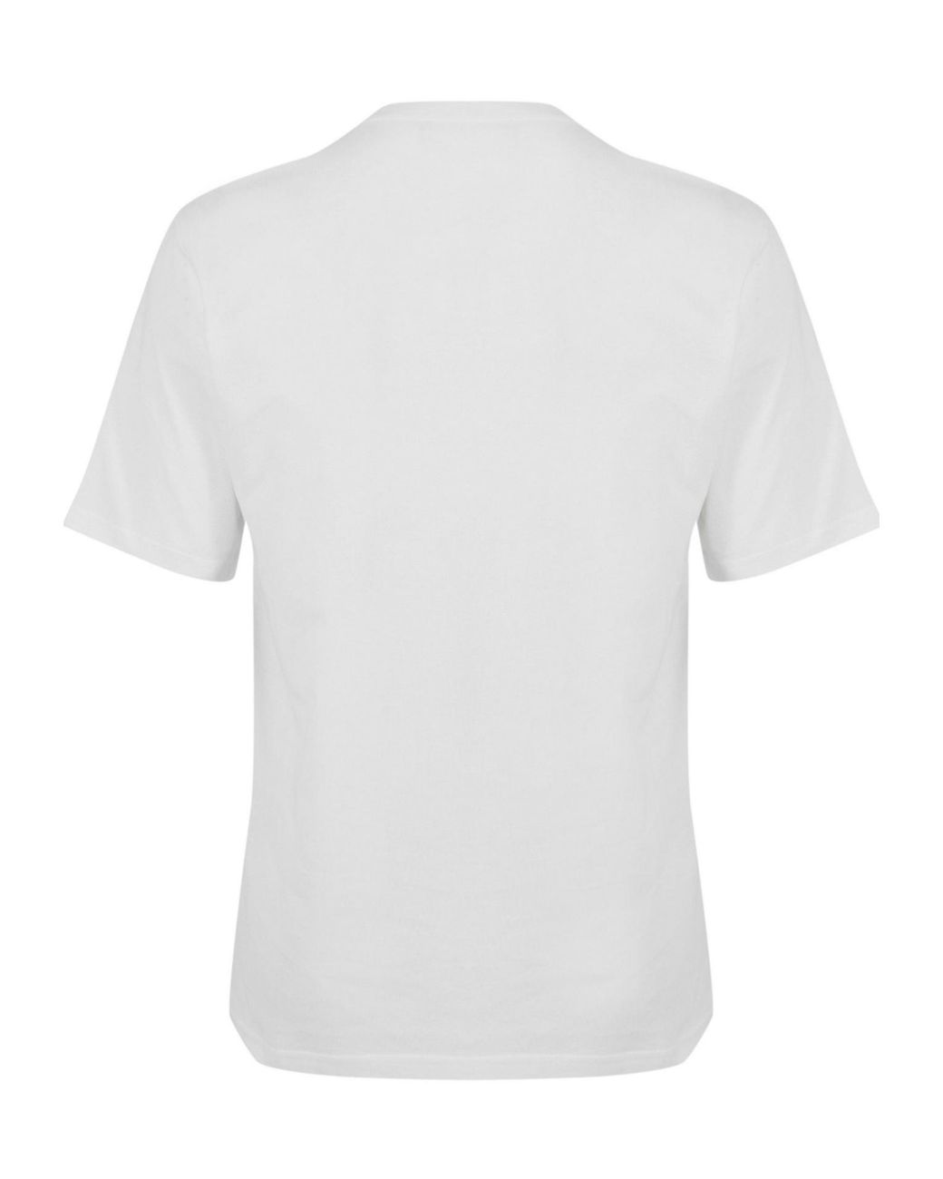 Moschino White Classic Crew Neck Shortsleeve Top for men