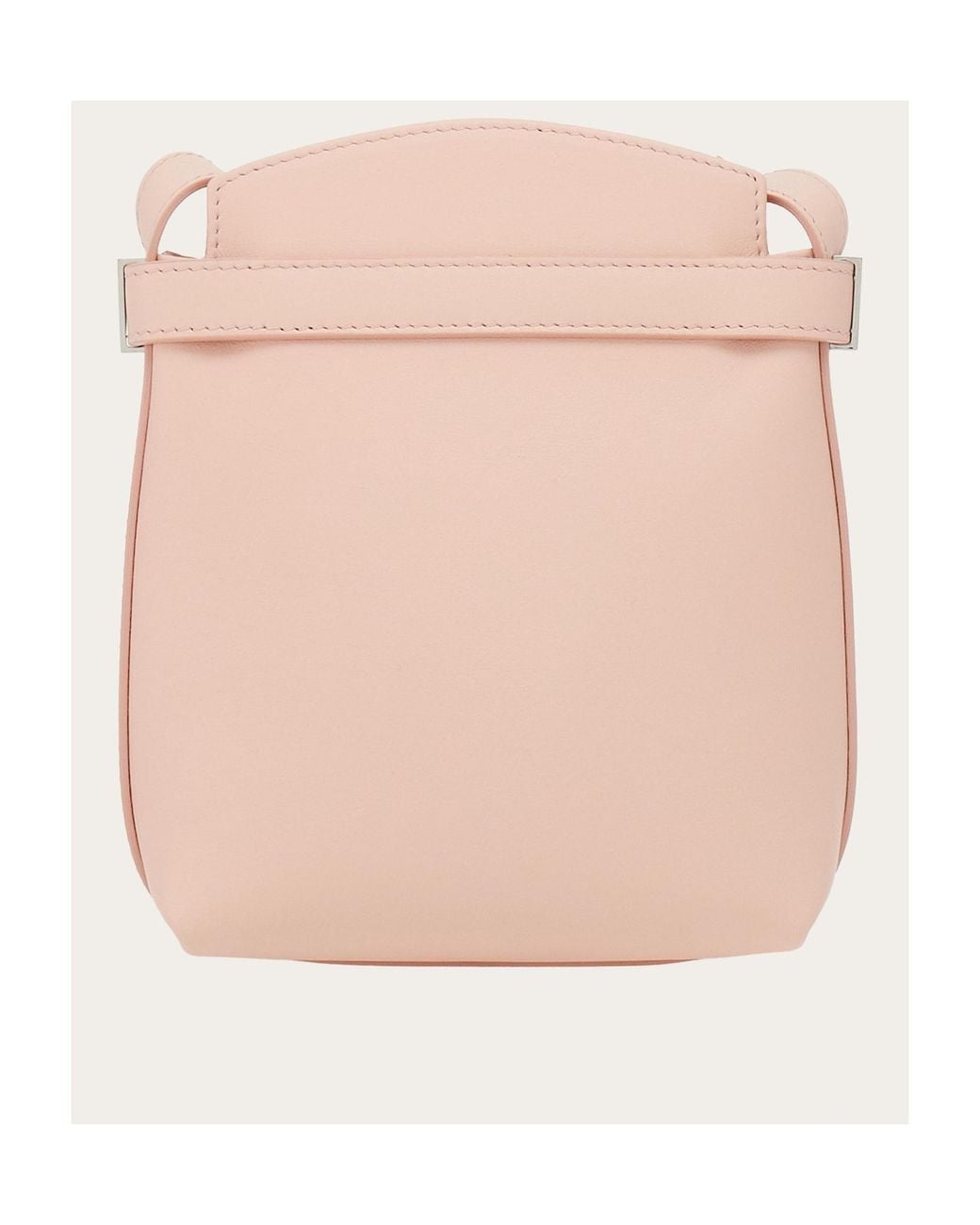 Ferragamo Pink Buckle Shoulder Bag