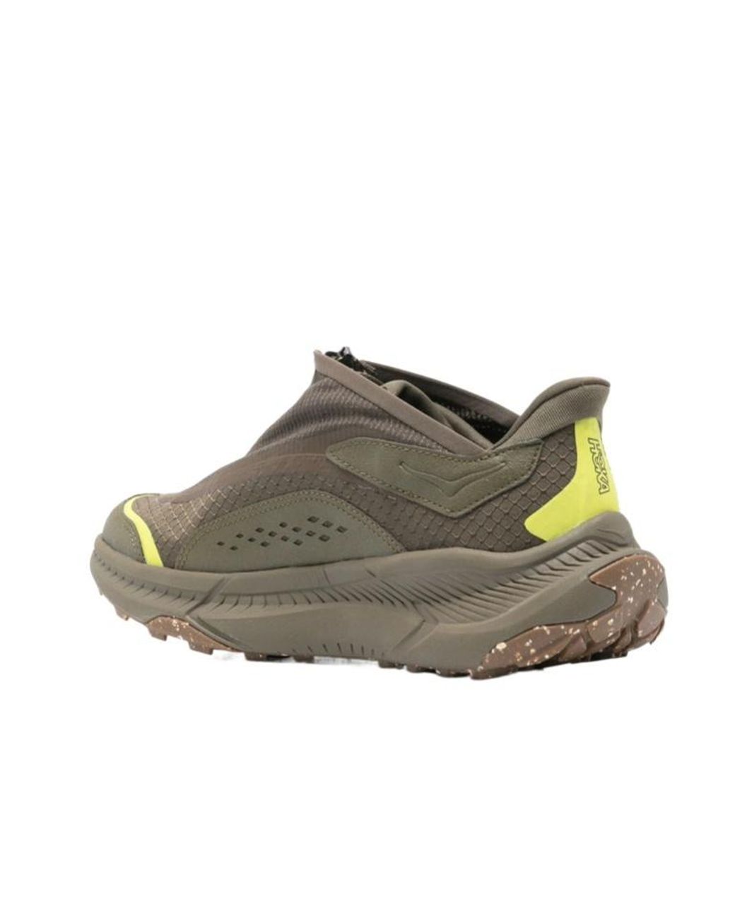 Hoka One One Brown Transport X Zip-Detailed Chunky Sneakers for men