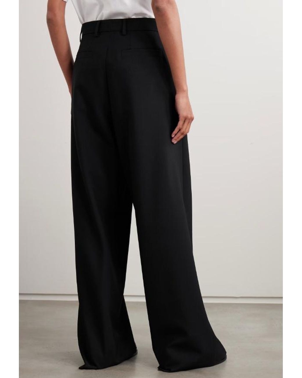 Dries Van Noten Blue Straight Leg Pants