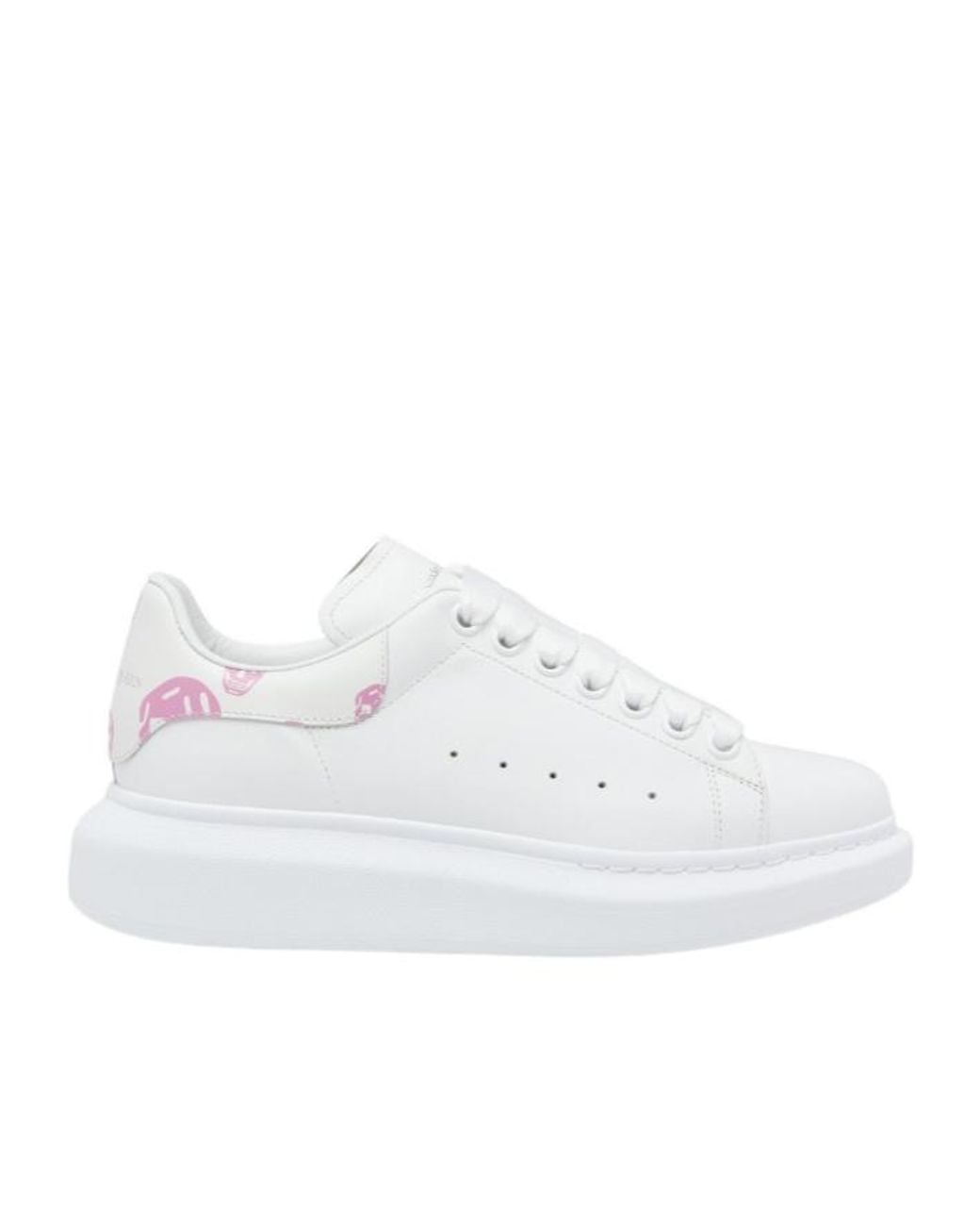 McQueen White Oversized Low-Top Sneakers