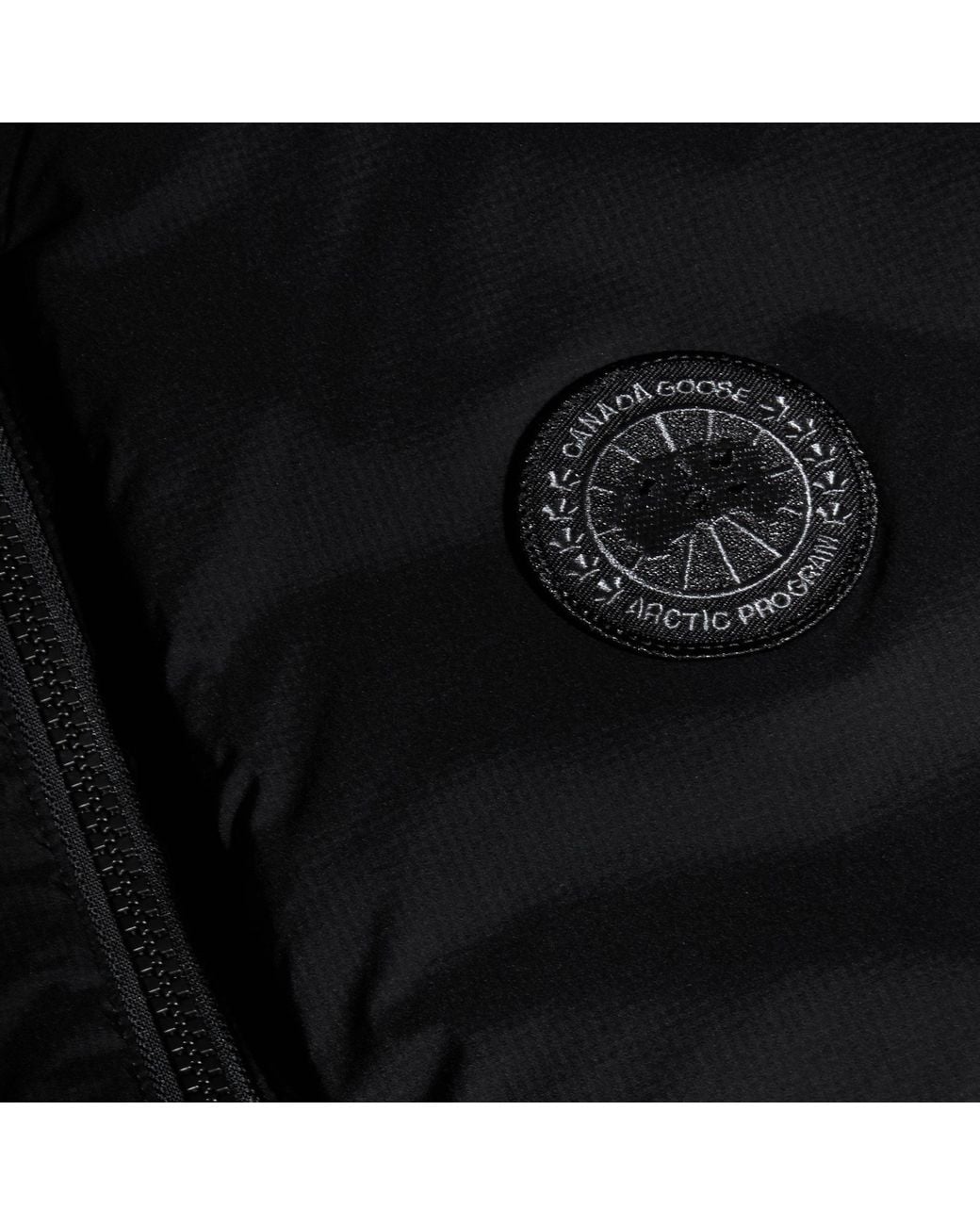 Canada Goose Black Standcollar Padded Gilet for men
