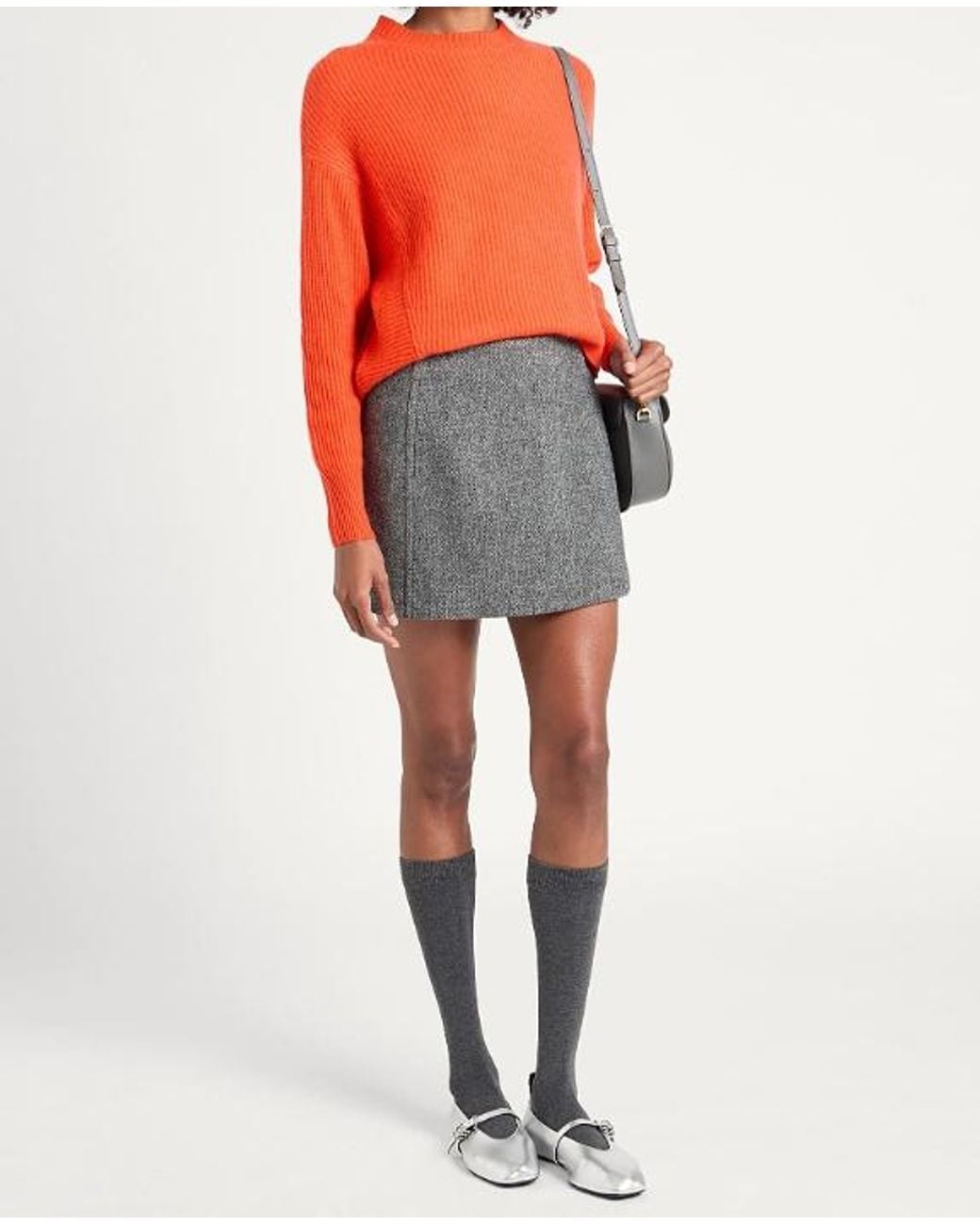MAX&Co. Gray Mini Skirts