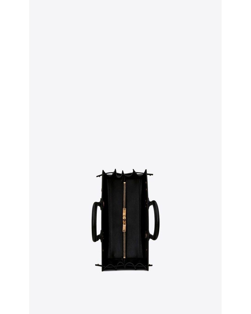 Saint Laurent Black Sac De Jour Tote Bag