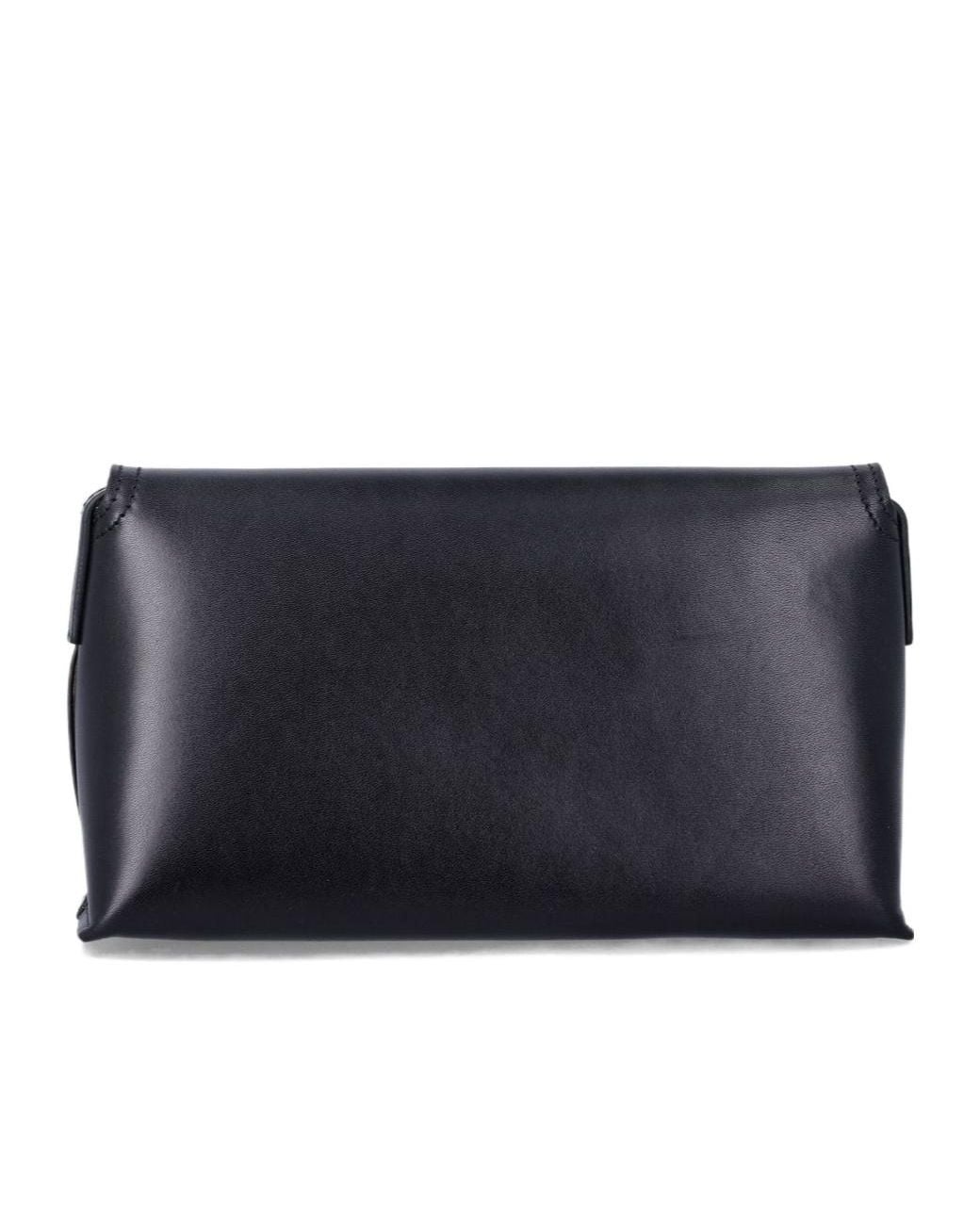 A.P.C. Blue Logo Flap Shoulder Bag