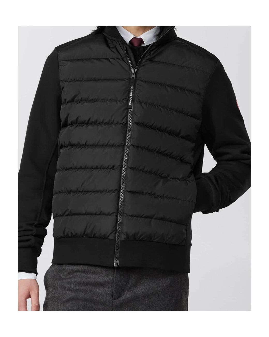 Canada Goose Black Hybridge Huron Full-Zip Jacket for men