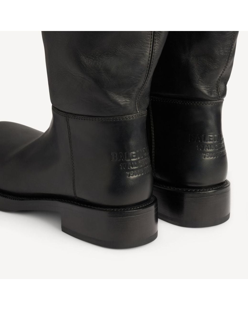 Balenciaga Black Motor Boot for men