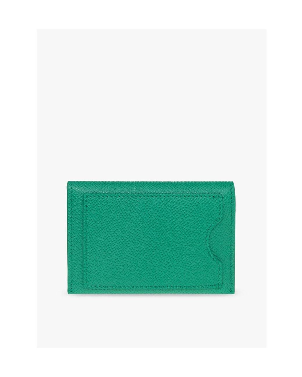 Ferragamo Green Logo Cardholder