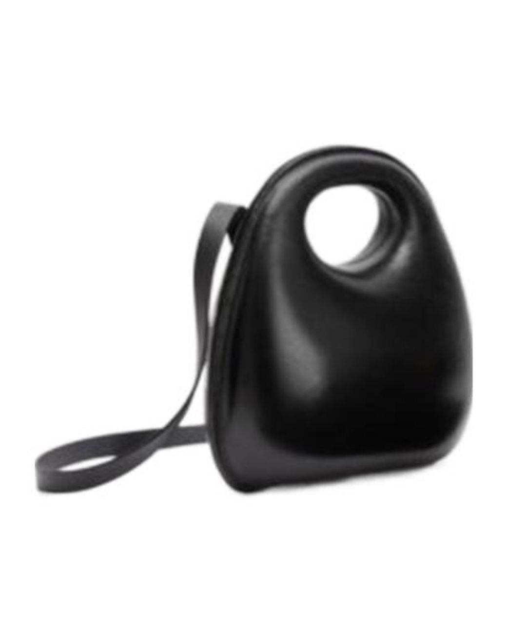 Lemaire Black Egg Leather Bag