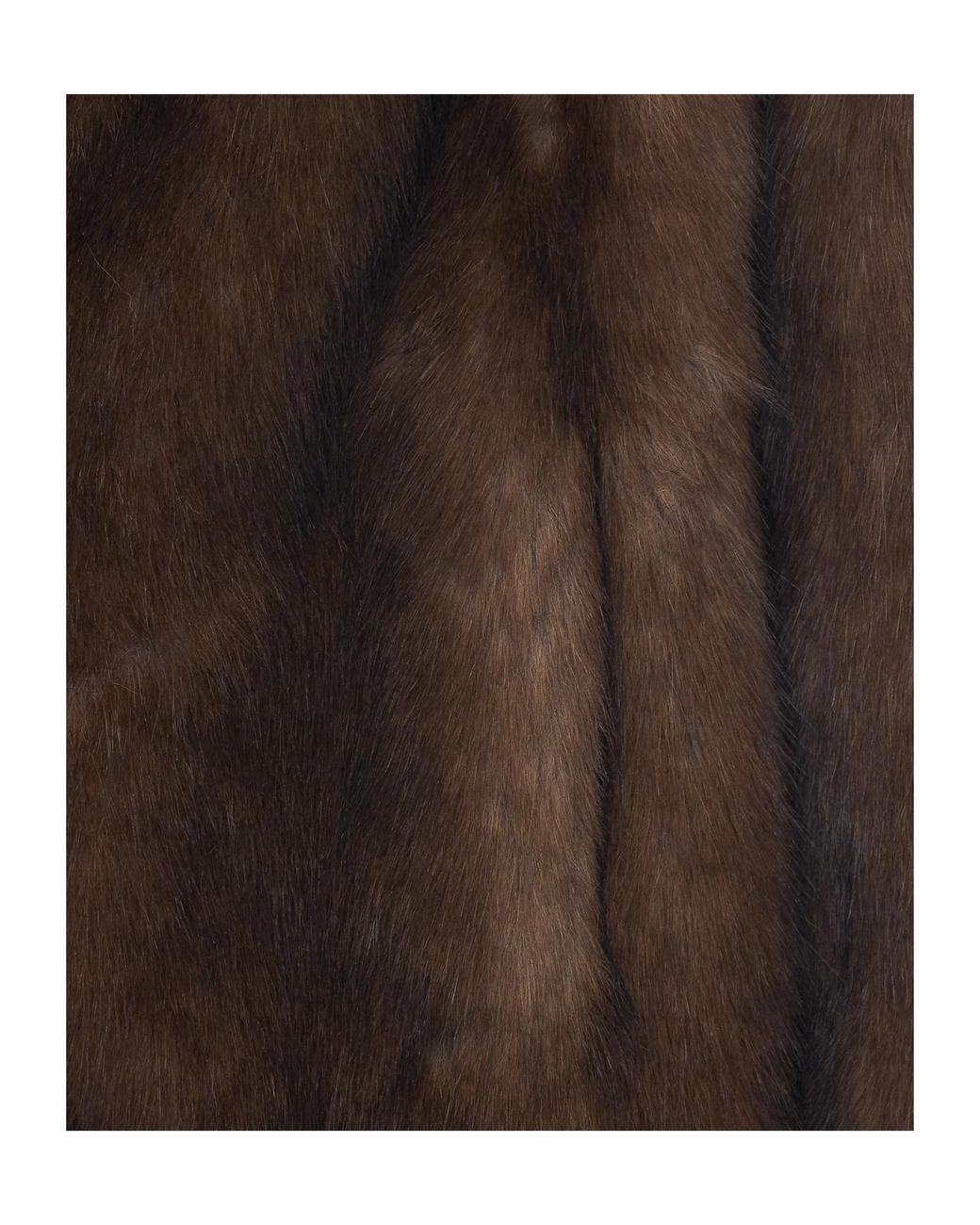 Stand Studio Brown Faux Fur Oversized Coat