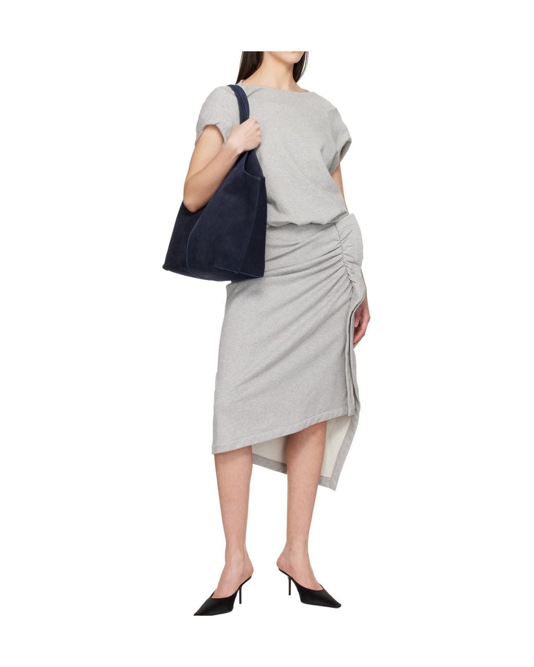 Aesther Ekme Blue Cabas Supple Xl Tote Bag