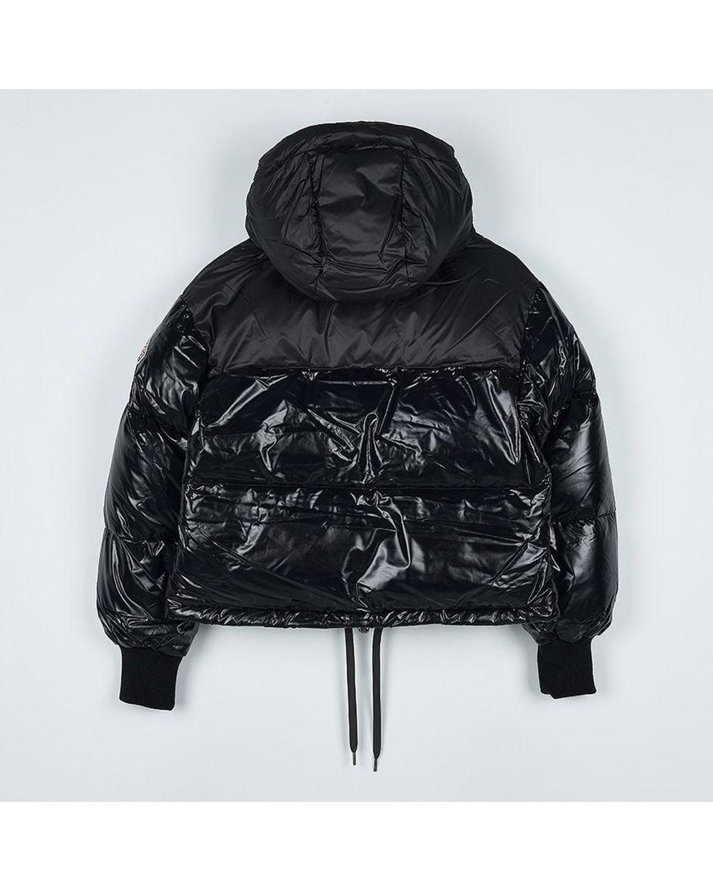 Pyrenex Black Shiny Hooded Puffer Jacket for men